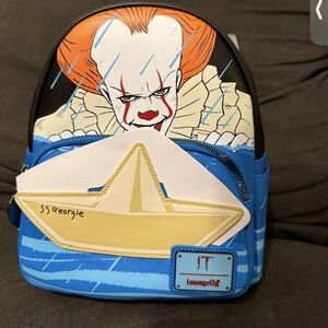 Loungefly IT Pennywise Gutter Scene Cosplay Mini Backpack vRare Exclusive